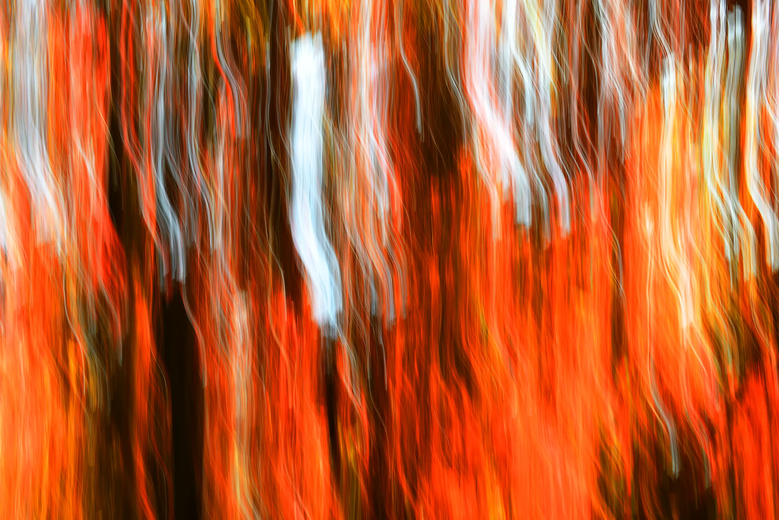 Burning Tall Wall Art