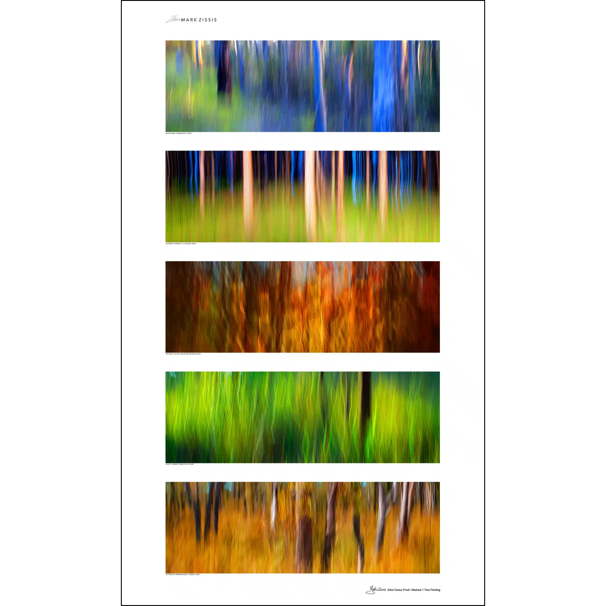 Artist Colour Proof Abstract 1 Wall Art