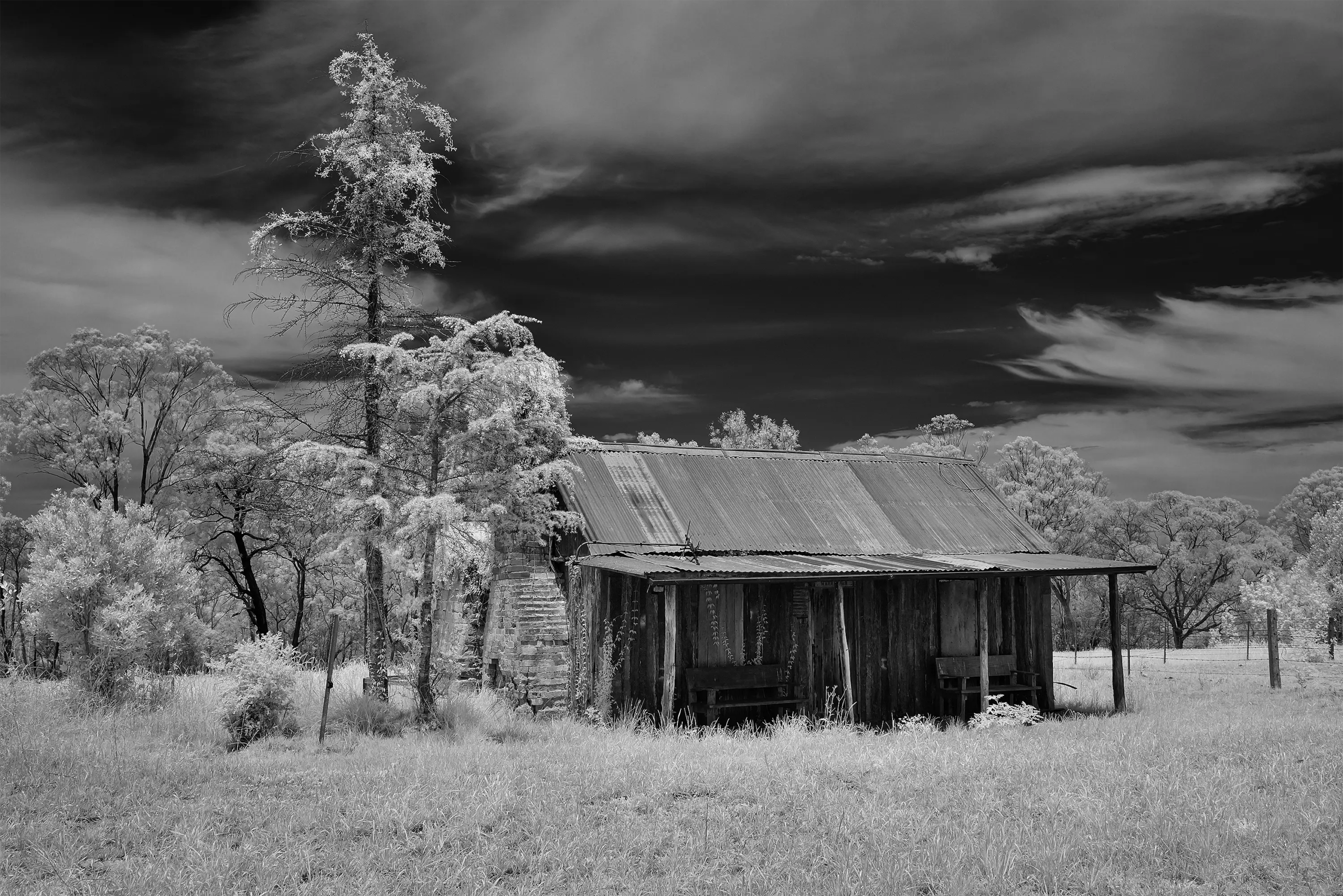 Country Shack IR 720 NM Wall Art