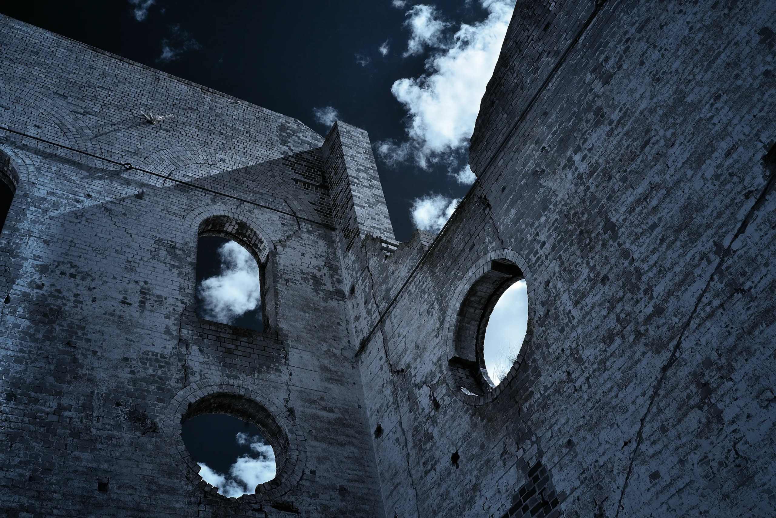 Blast Furnace IR 720 NM Wall Art